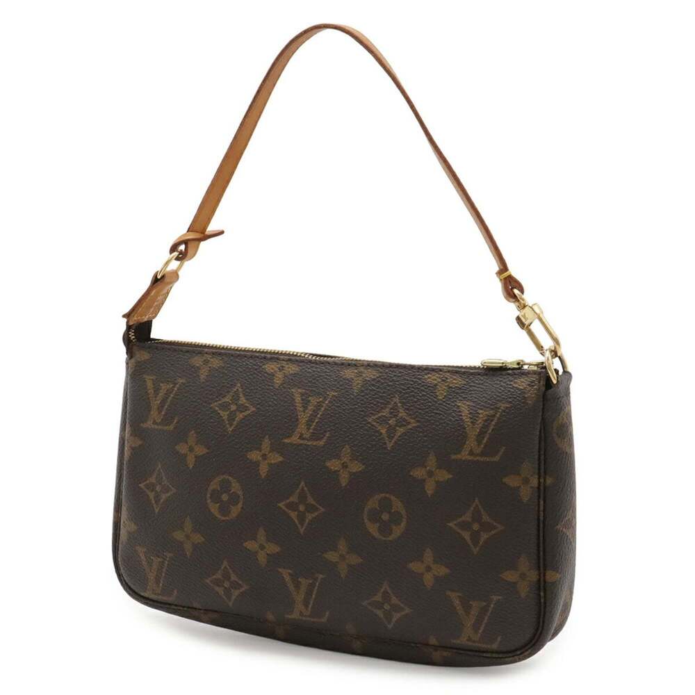 LOUIS VUITTON Brown Monogram Pochette Mini Bag - Picture 3 of 9
